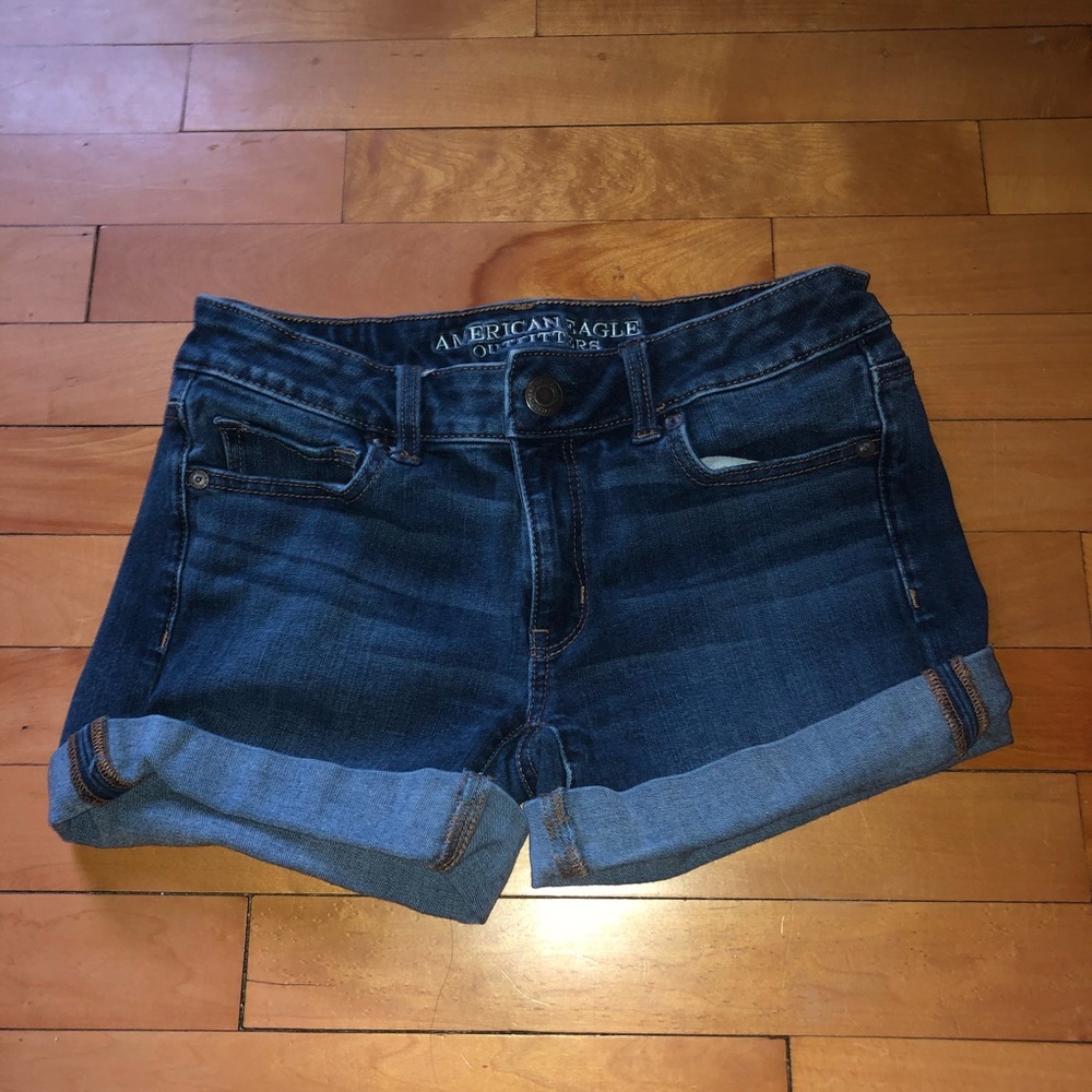 american eagle jean shorts